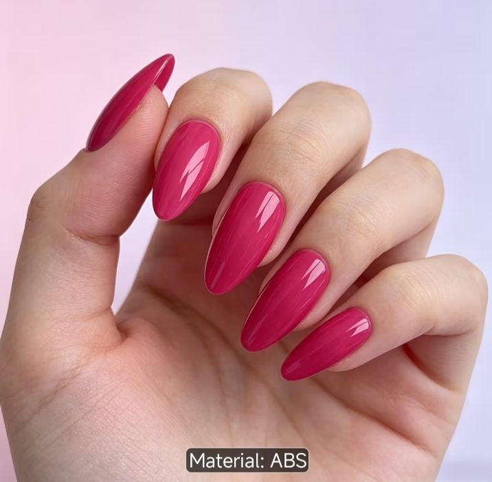 Berry Gloss magenta press-on nail set